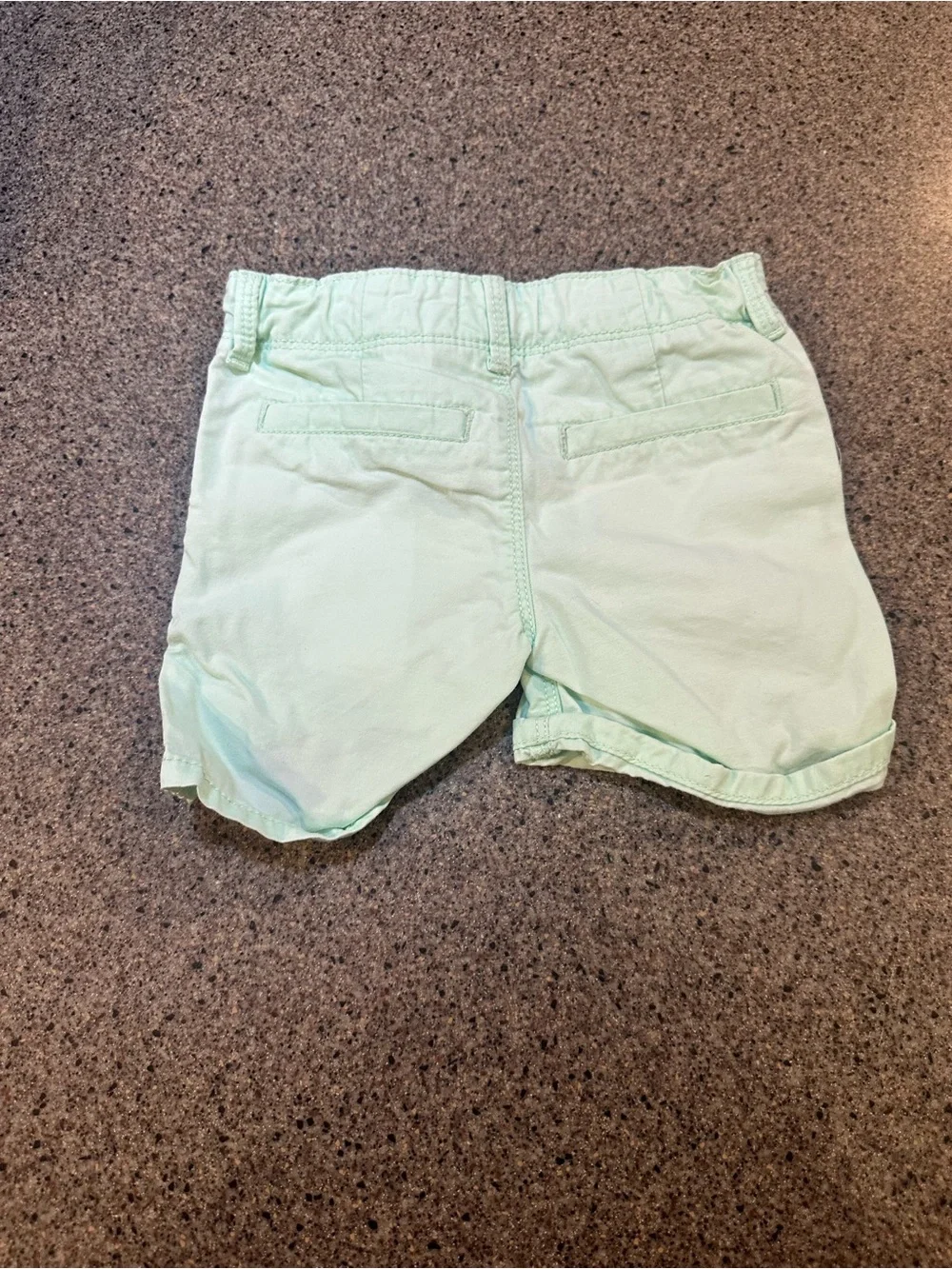Light Mint Green Casual Shorts